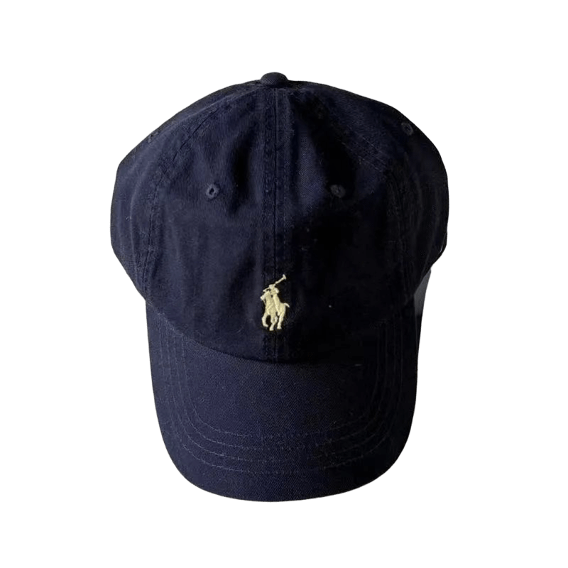 Ralph Lauren Classic Navy Cotton Baseball Cap, Unisex