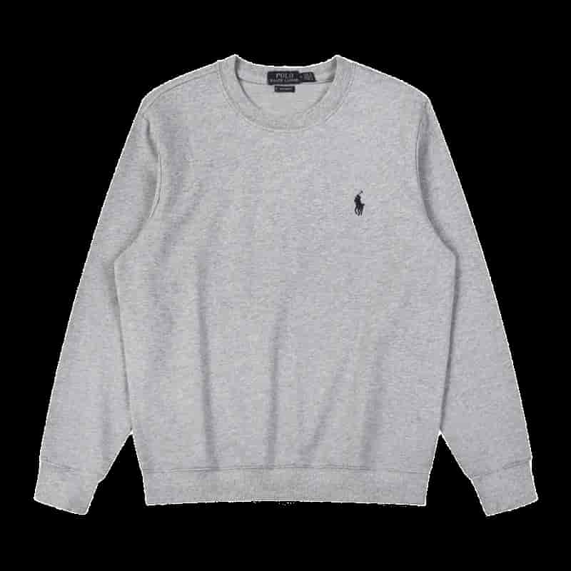 Ralph Lauren Cotton Crewneck Sweatshirt with Pony Logo