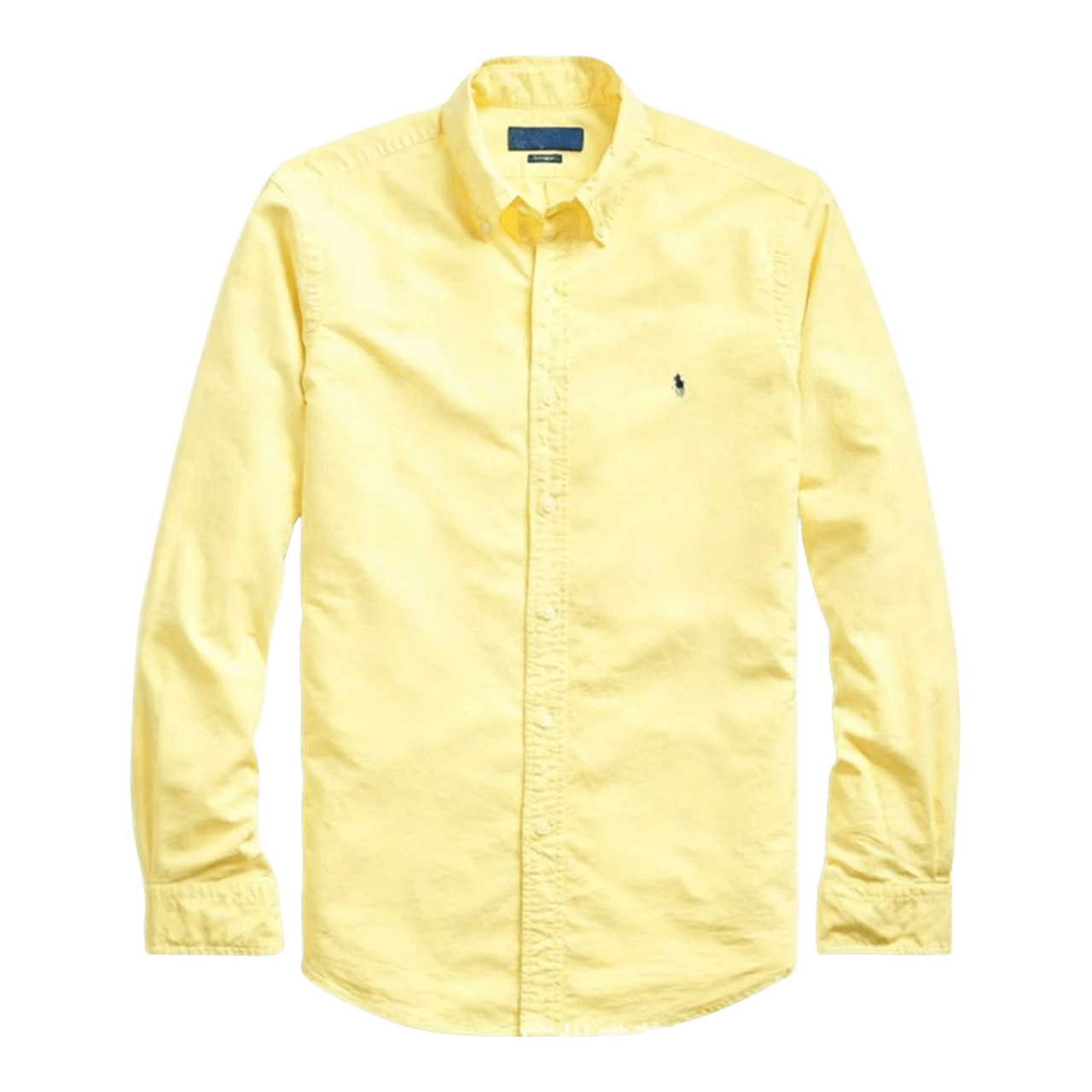 Ralph Lauren Cotton Men's Yellow Short Sleeve Shirt
