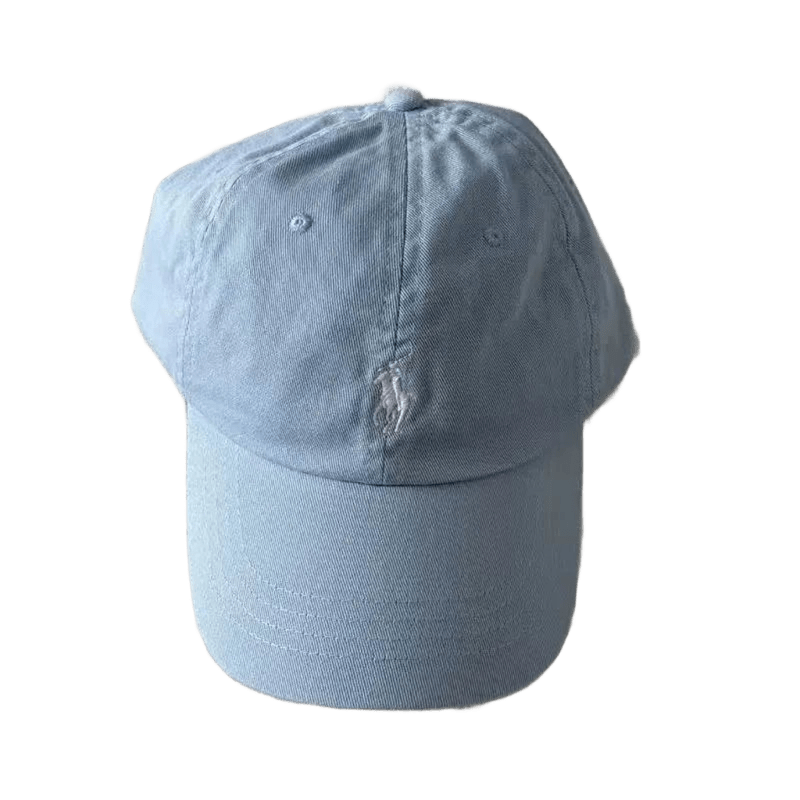 Ralph Lauren Light Blue Cotton Baseball Cap | Pony Logo