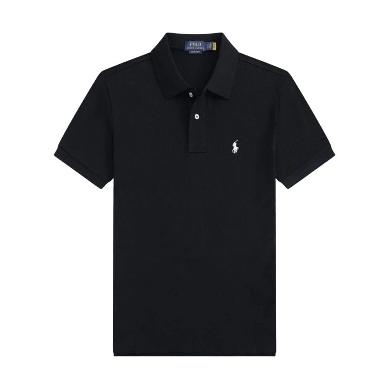 Ralph Lauren Men's Classic Cotton Polo Shirt, Black