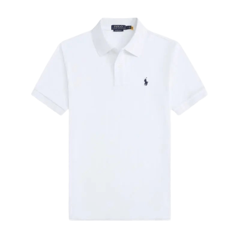Ralph Lauren Men's Classic White Cotton Polo Shirt