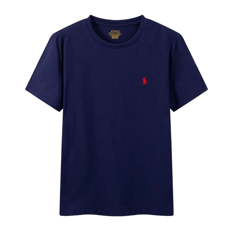 Ralph Lauren Polo Classic Navy Cotton T-Shirt, Unisex