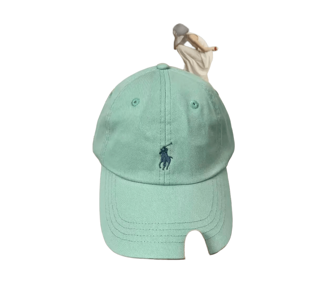 Ralph Lauren Polo Green Cotton Baseball Cap