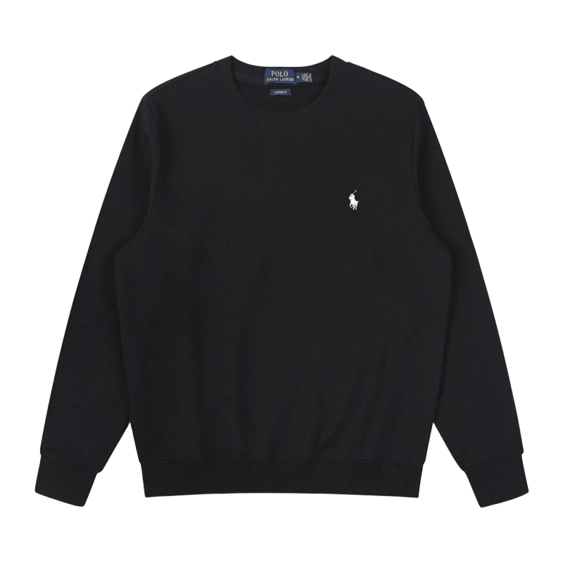 Ralph Lauren Polo Iconic Pony Hoodie - Unisex Black Cotton