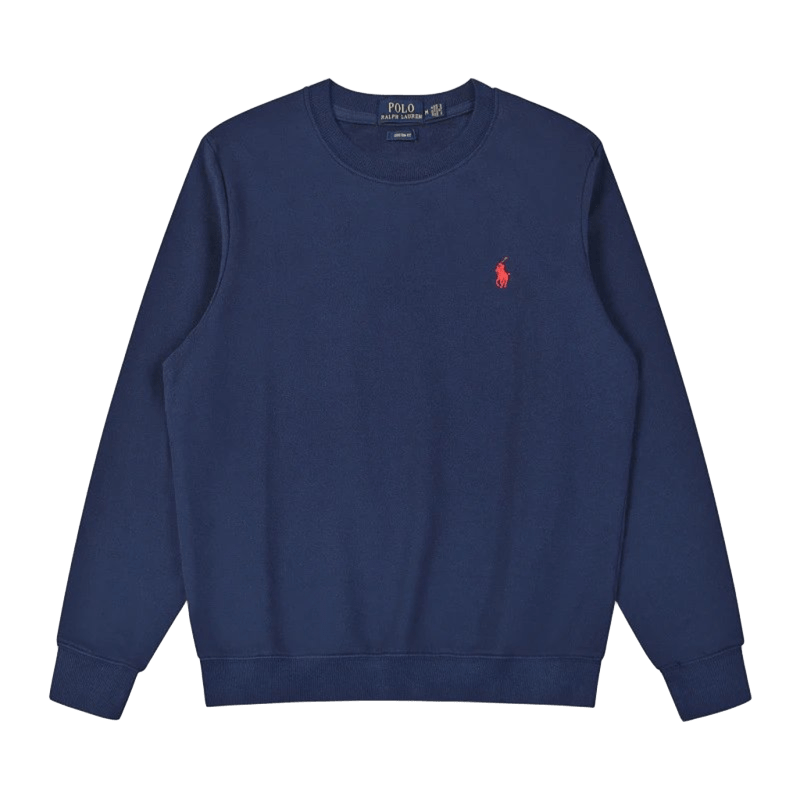 Ralph Lauren Polo Navy Hoodie: Warm Cotton Unisex Winter
