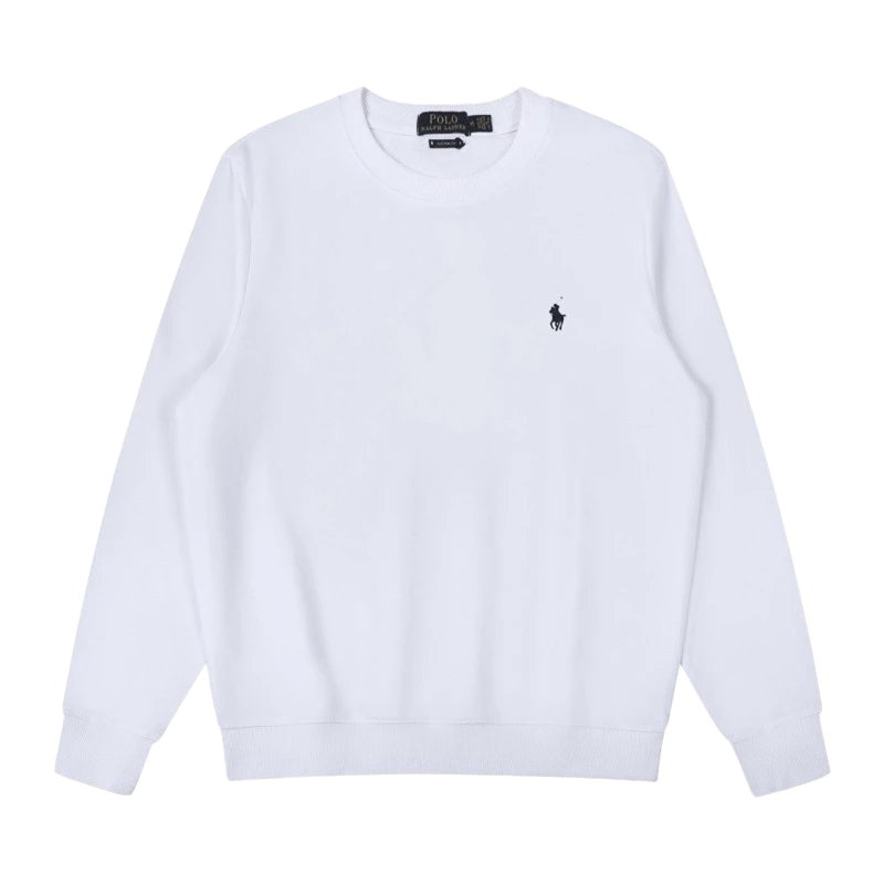 Ralph Lauren Polo White Cotton Hoodie: Unisex, Cozy & Classic