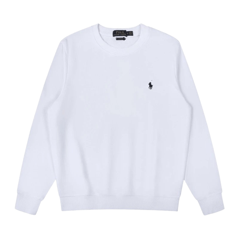 Ralph Lauren Polo White Hoodie: Unisex Casual Style