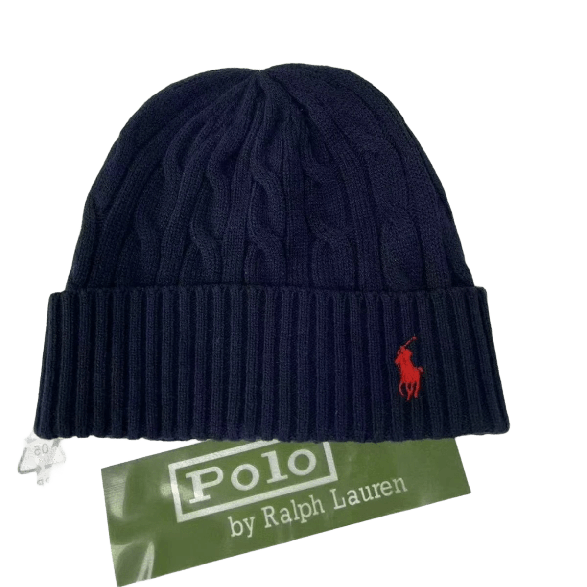 Ralph Lauren Wool Blend Knit Beanie, Navy, Unisex