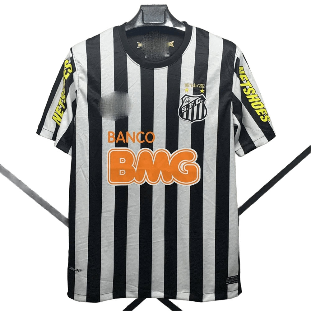 São Paulo FC 2012 Jersey: Black & White Stripes
