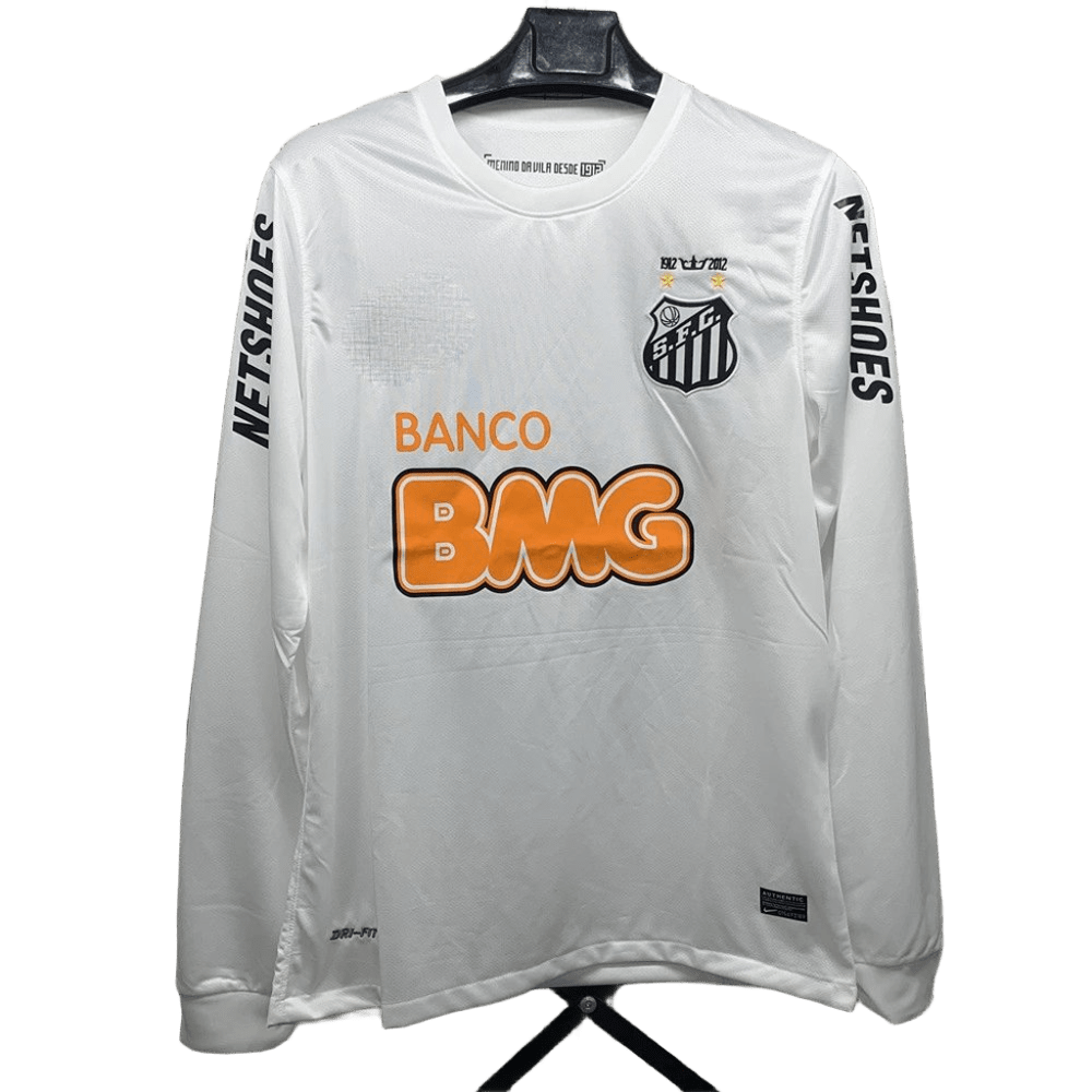 São Paulo FC White Jersey: BMG & NETSHOES Football Shirt