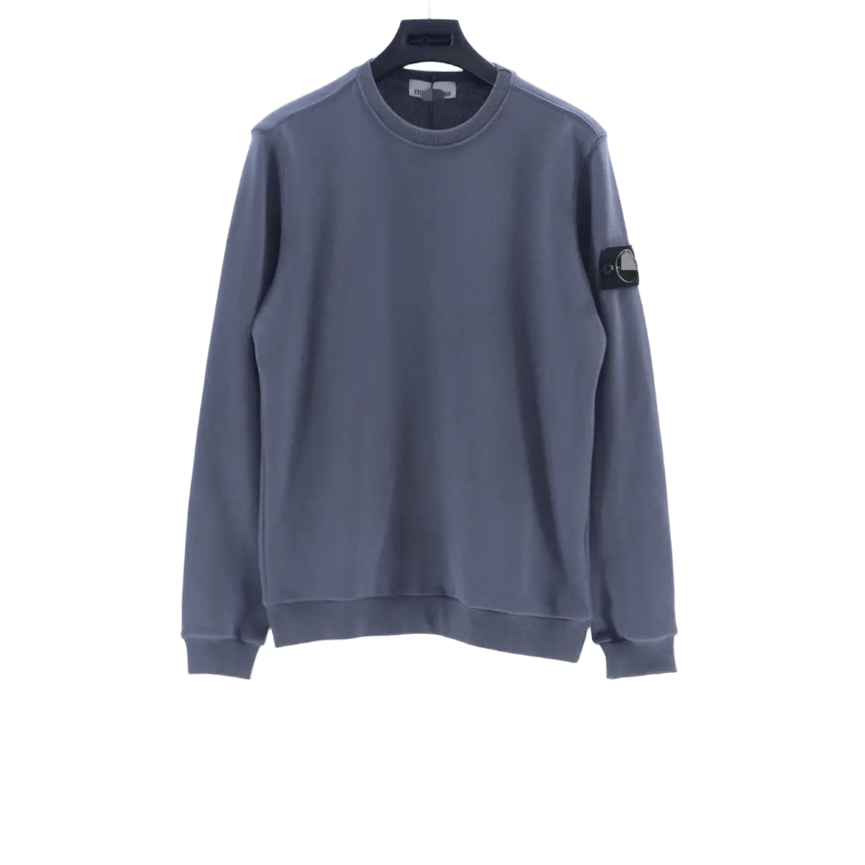 Stone Island Grey Crewneck Hoodie: Unisex, Warm & Iconic Patch