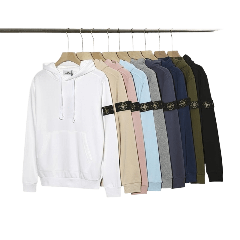 Stone Island Hoodie: Soft Cotton, Iconic Badge, Men & Women