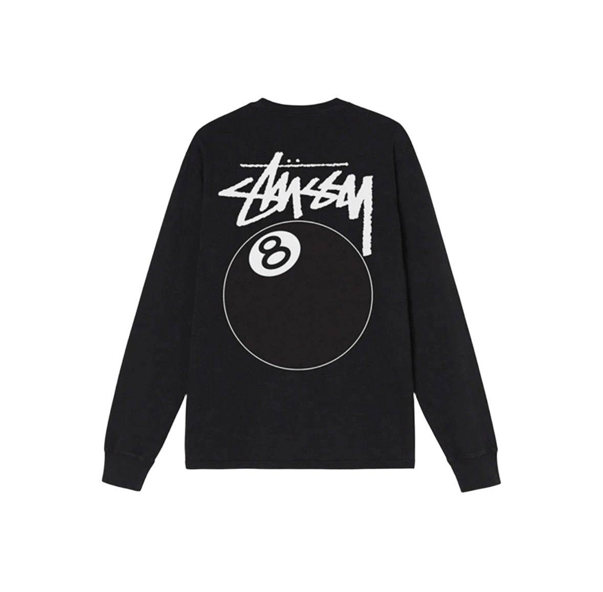 Stussy 8-Ball Graffiti Long Sleeve Tee 90s Unisex Streetwear