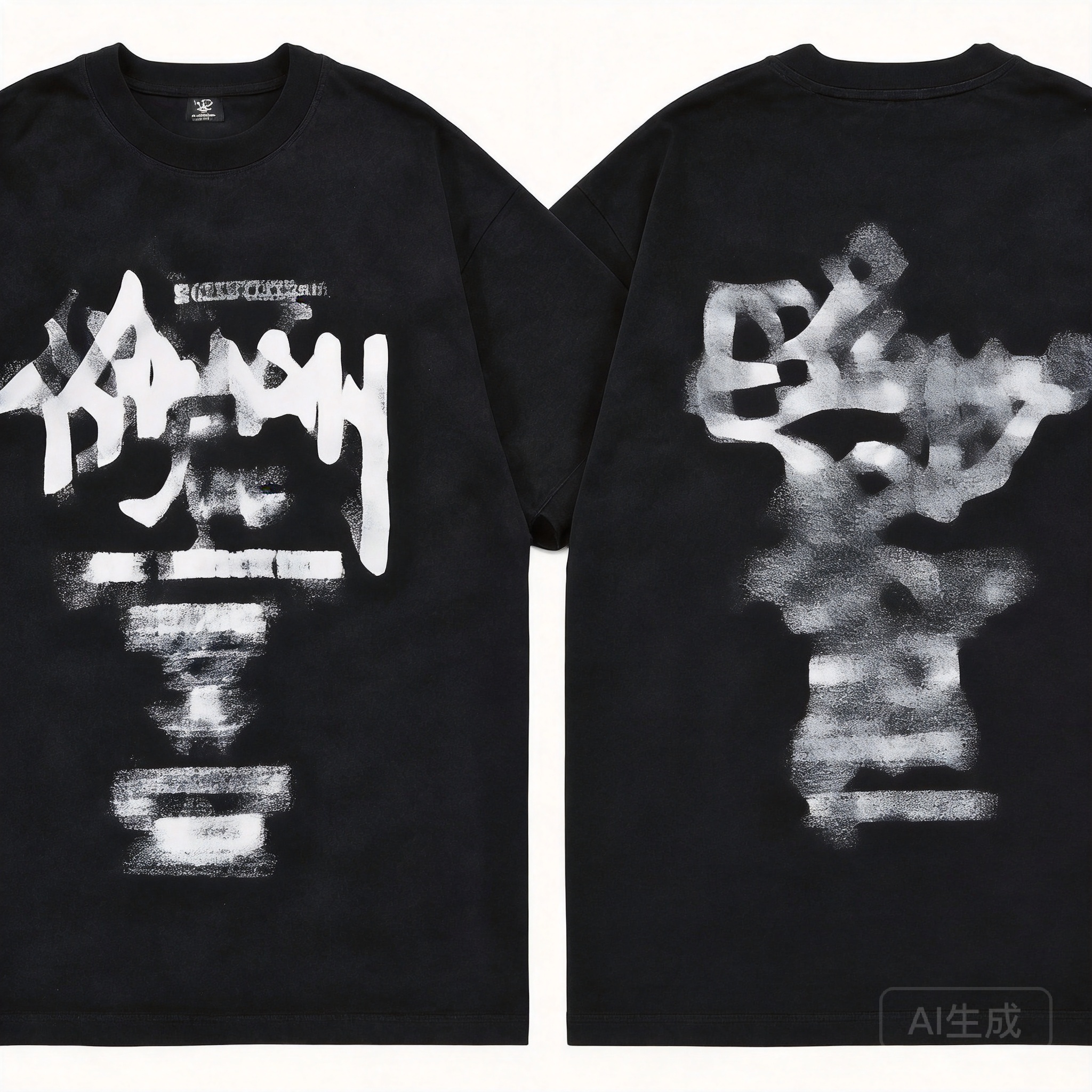 STUSSY 90s Black Classic Logo Unisex Streetwear Essential