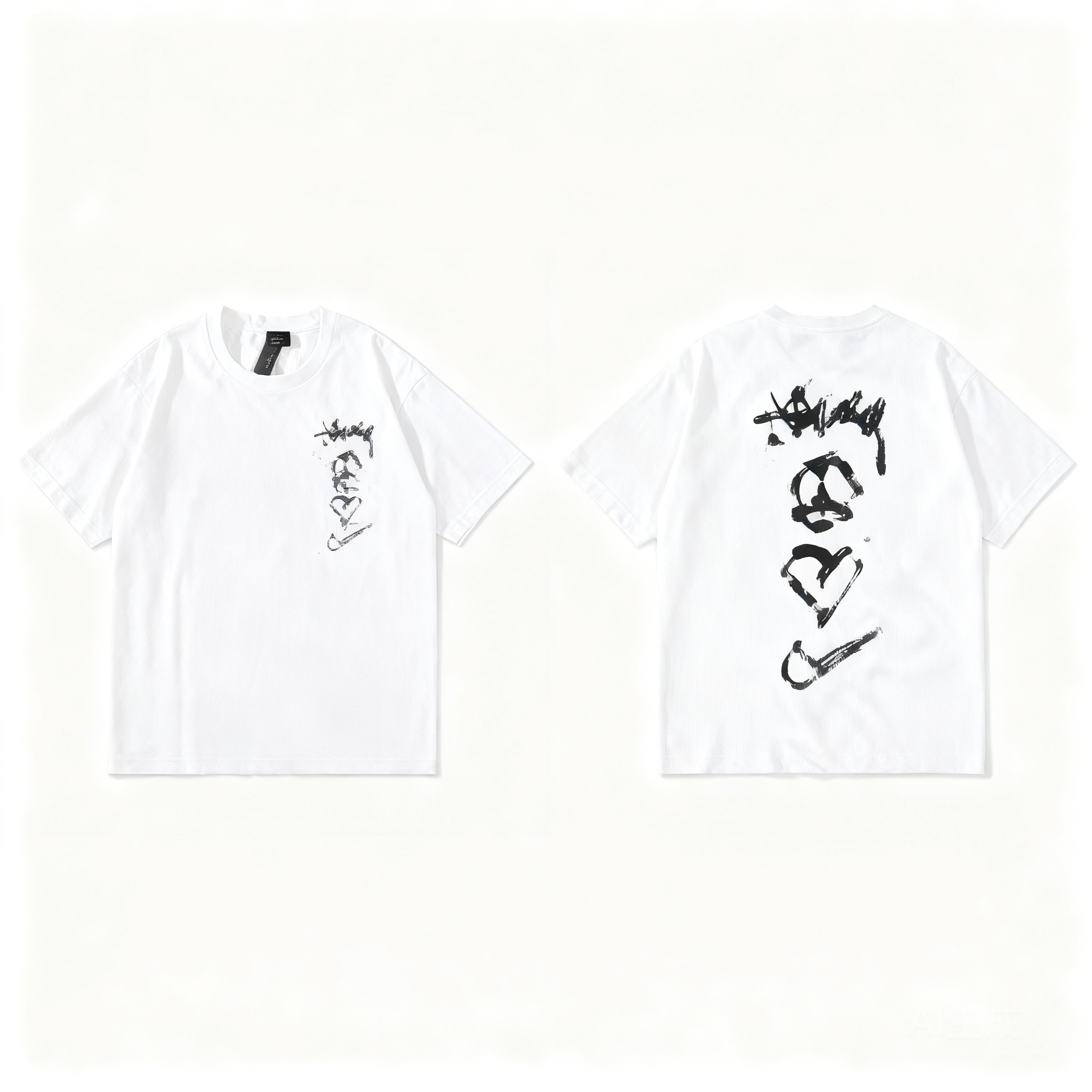 Stussy 90s Classic White Cotton T-Shirt | Unisex Streetwear