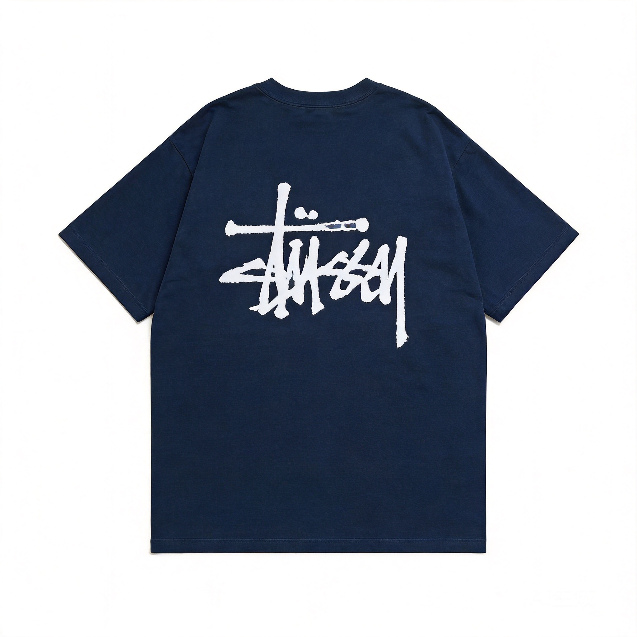 Stussy 90s Retro T-Shirt: Black Cotton Unisex Streetwear