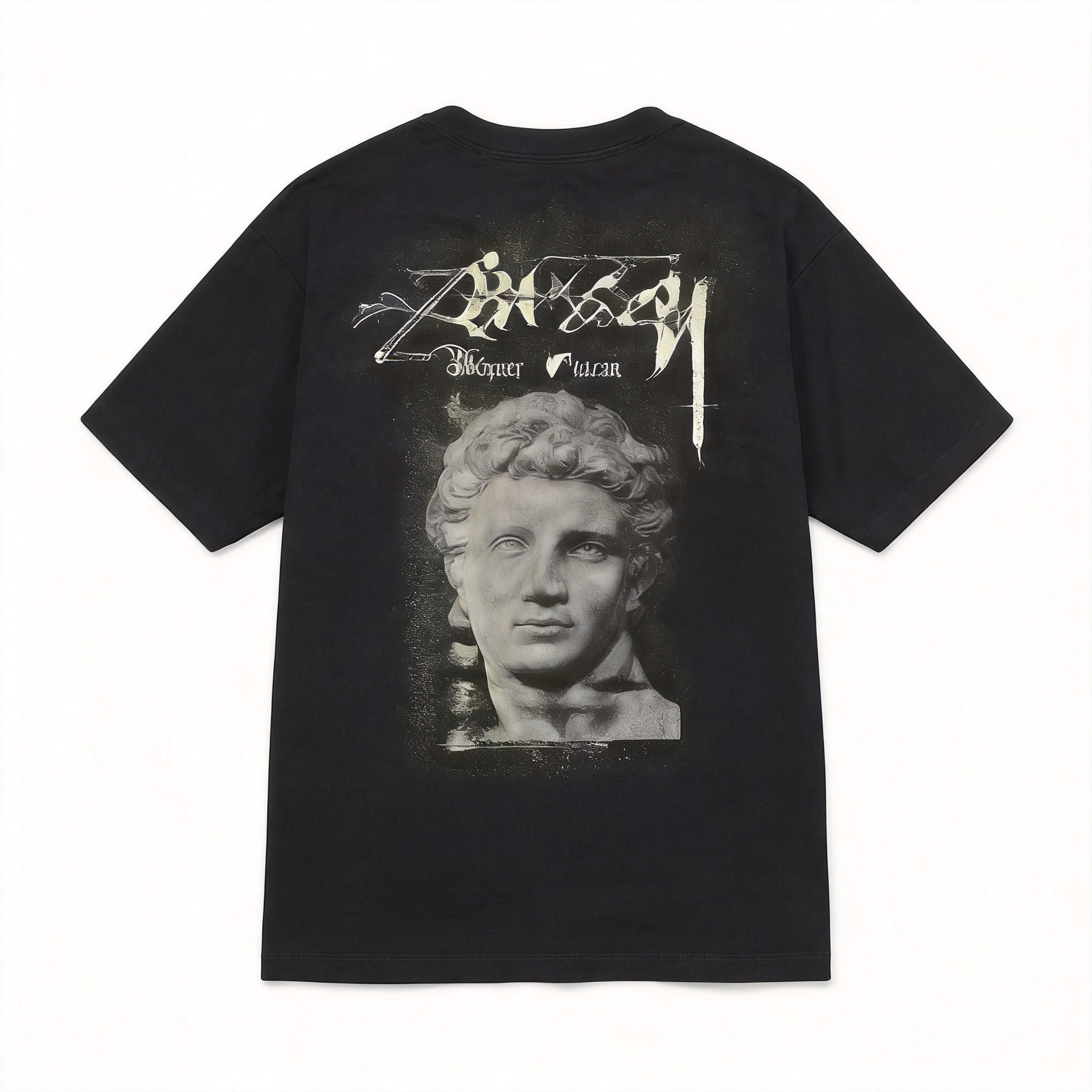 Stussy 90s Streetwear Black T-Shirt, Unisex Cotton Tee