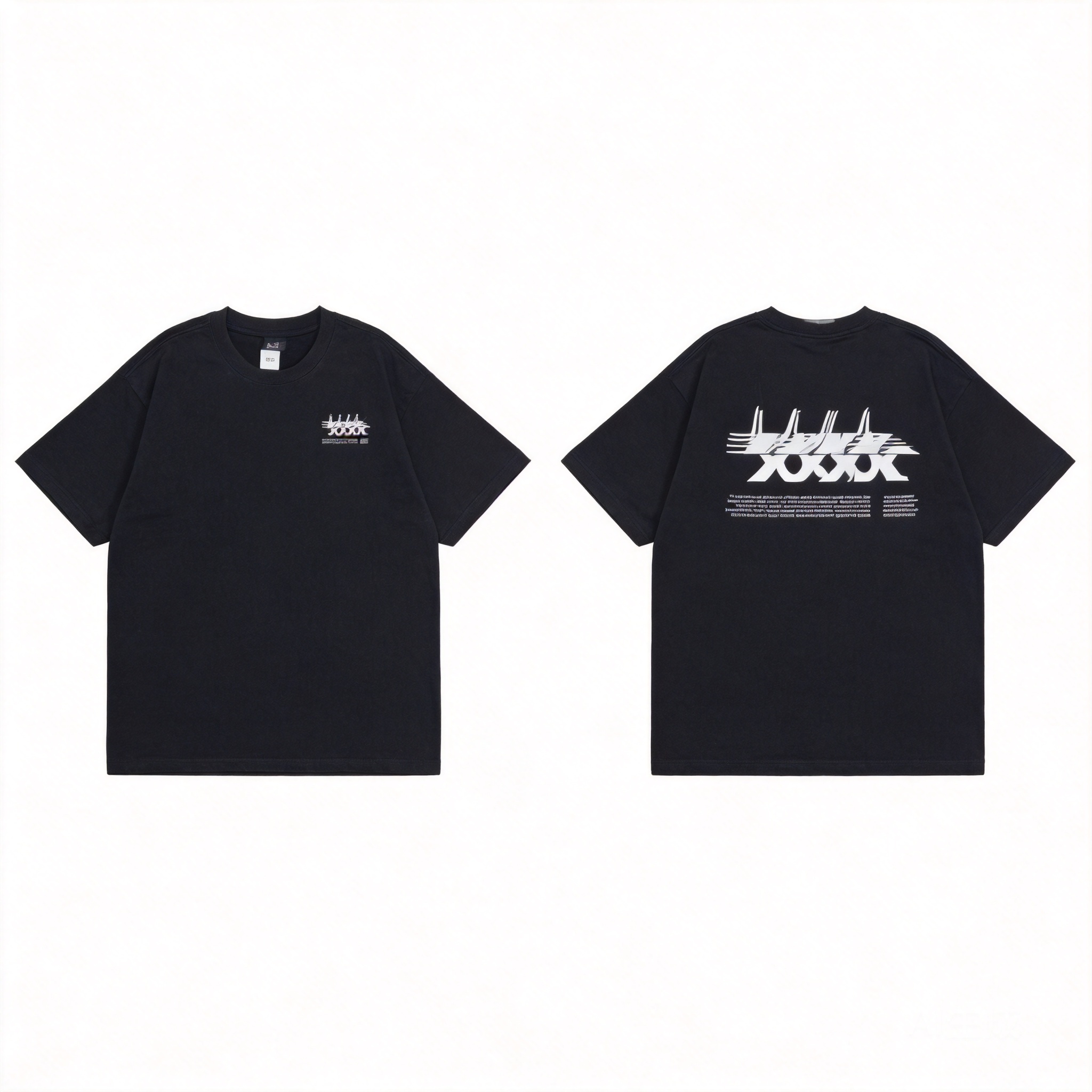Stussy Black Hoodie 90s Tribal Logo Unisex Retro Streetwear