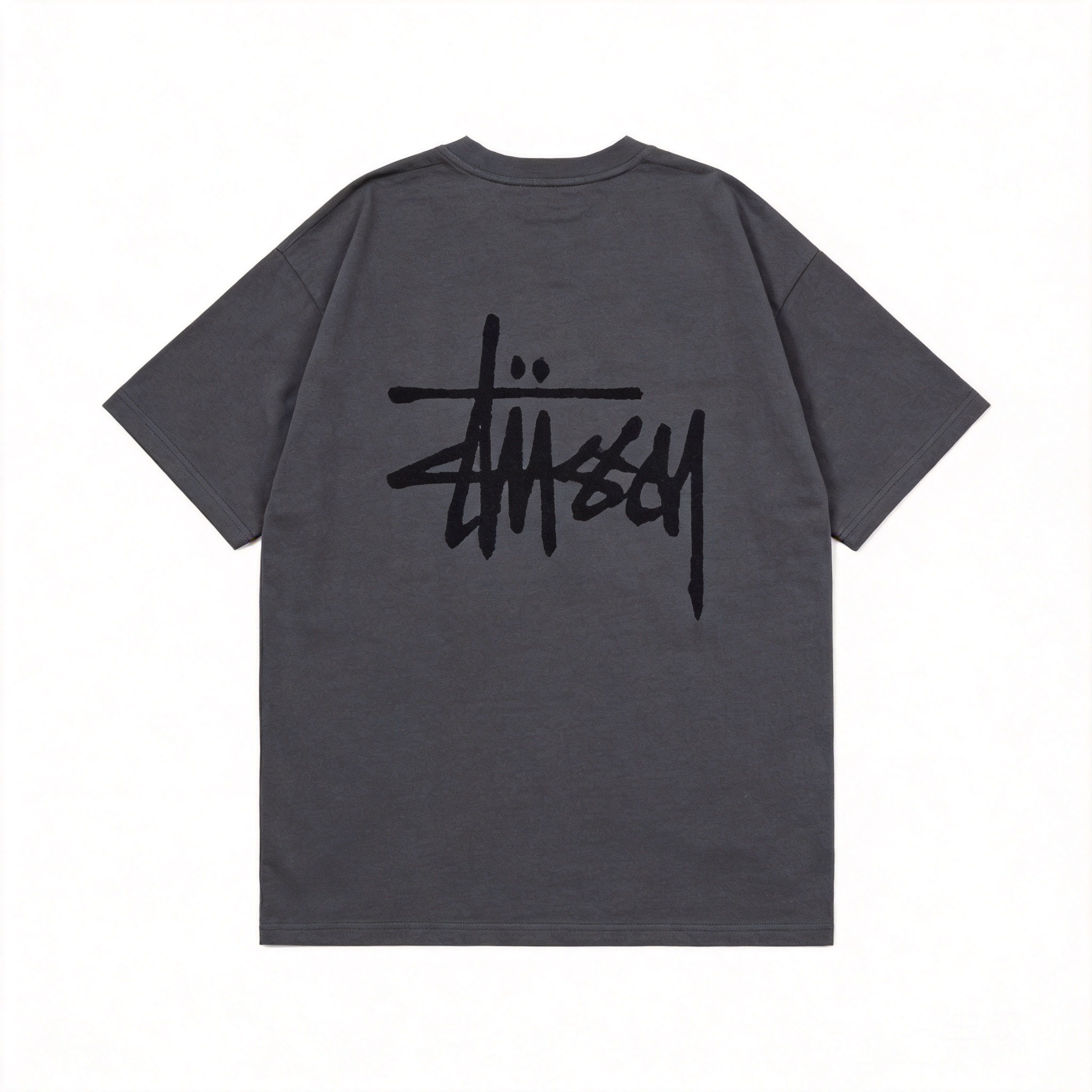 Stussy Classic Black Cotton Logo T-Shirt: Unisex Streetwear