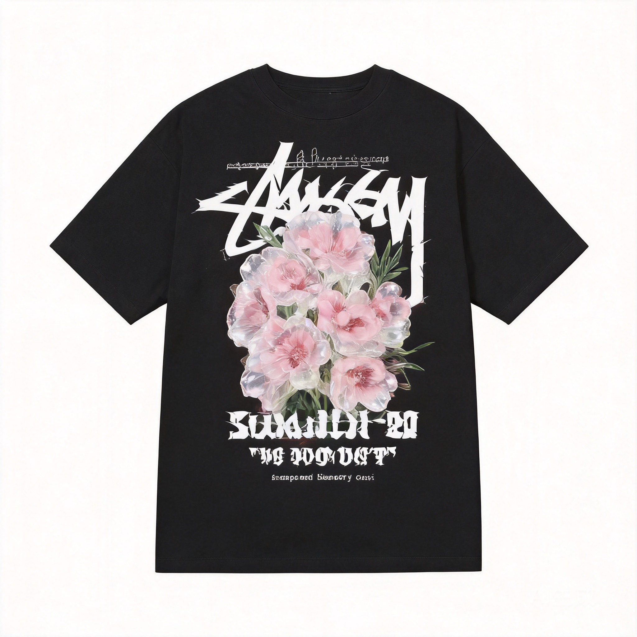 Stussy Classic Black Cotton T-Shirt: Unisex Streetwear