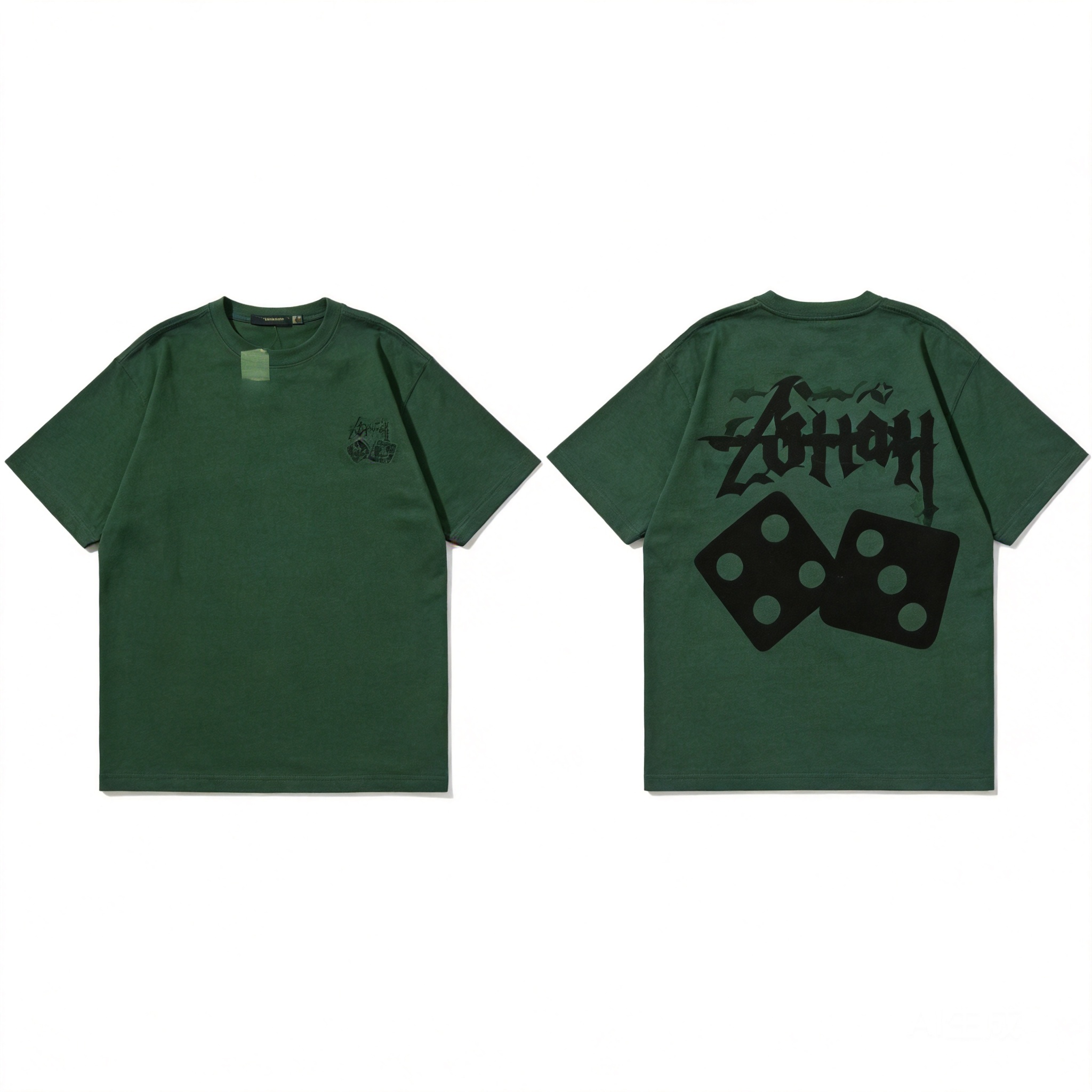 Stussy Classic Black Logo Streetwear: Unisex Tee