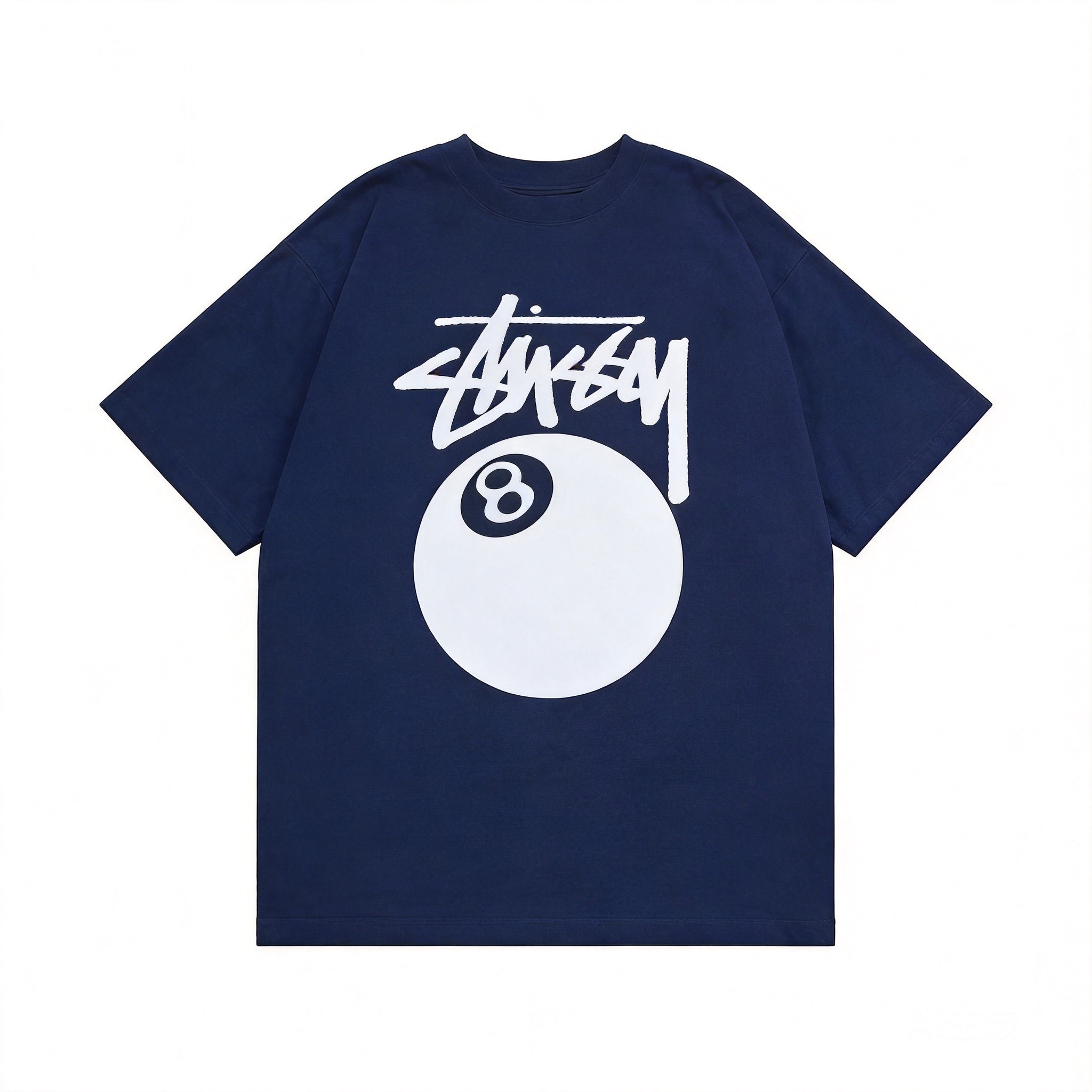 Stussy Classic Black T-Shirt for Men & Women | Cotton
