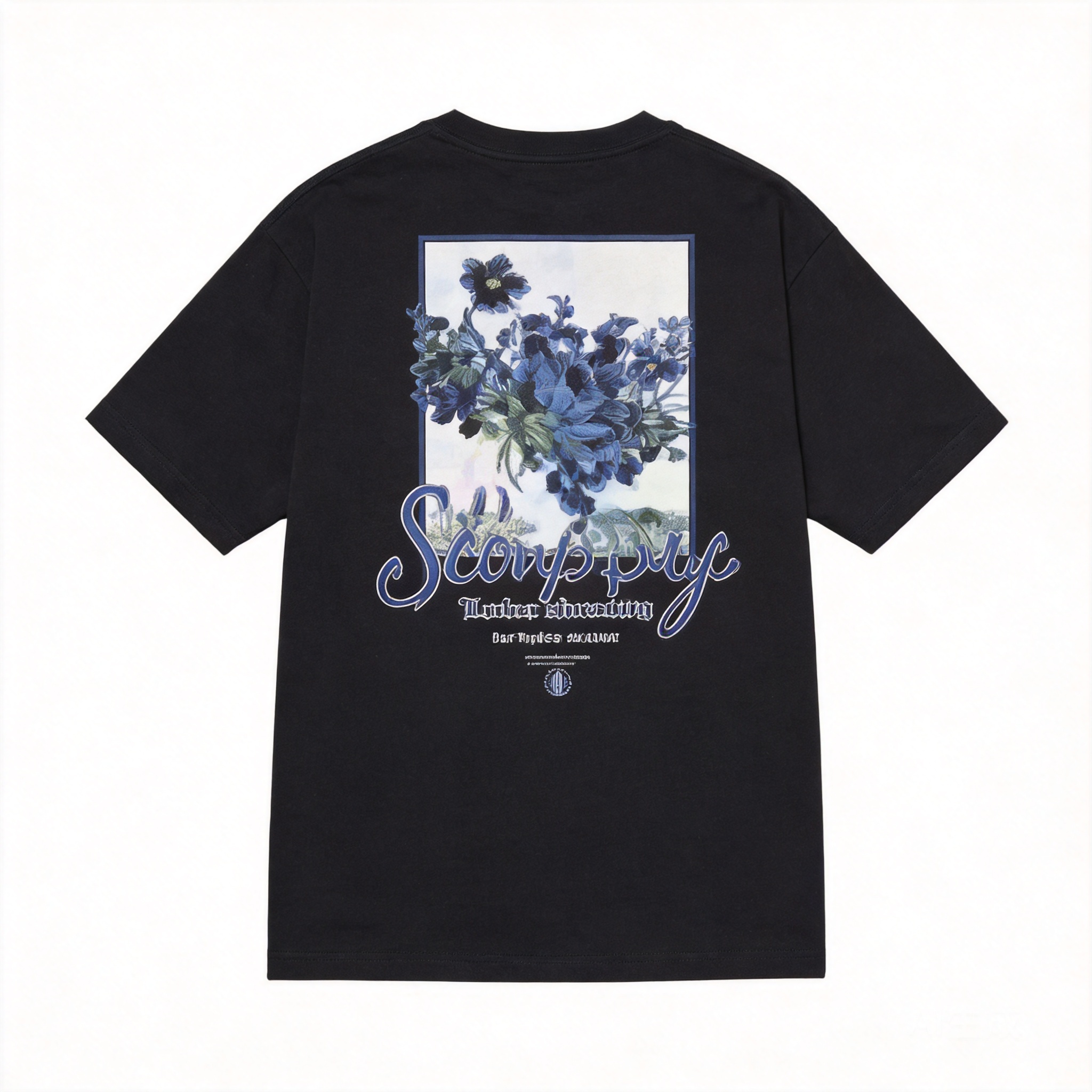 Stussy Classic Black T-Shirt: Unisex 90s Retro Streetwear Tee