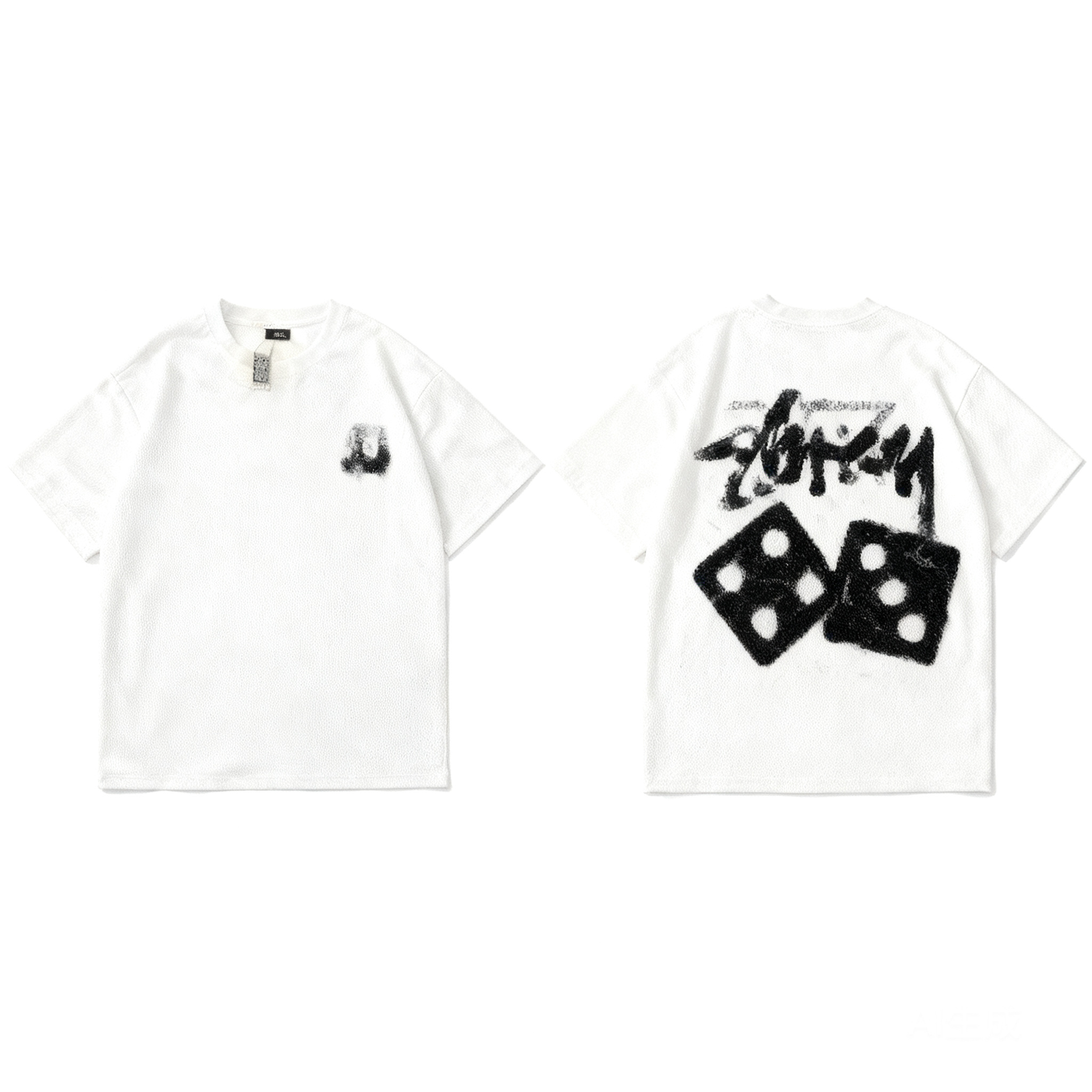 STUSSY Classic White T-Shirt: Cotton Unisex Streetwear
