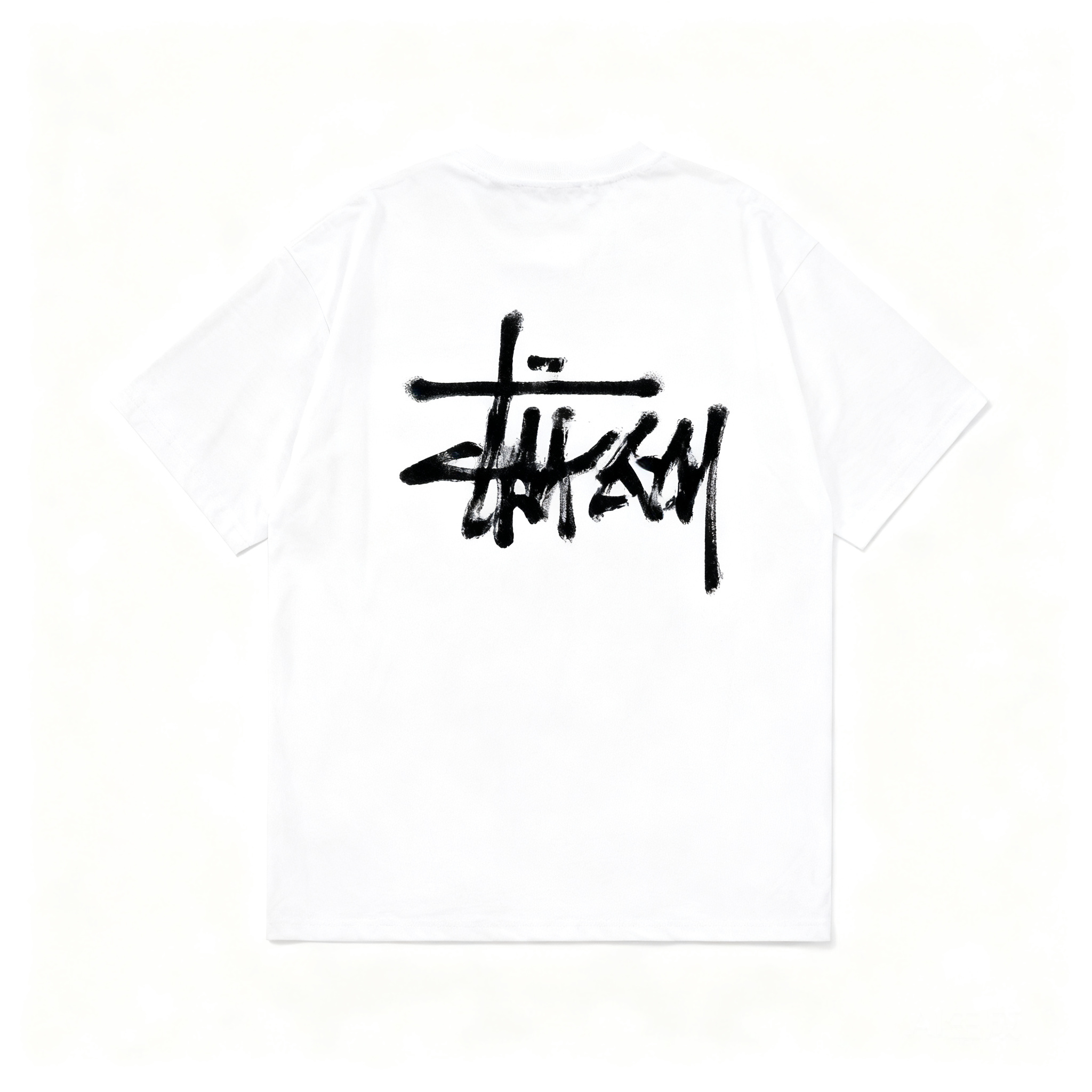 Stussy Classic White T-Shirt: Cotton Unisex Streetwear