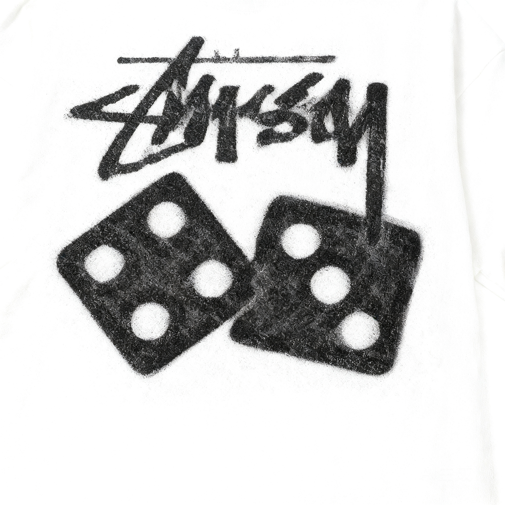 Stussy Dice Logo T-Shirt: 90s Retro Unisex Cotton Tee