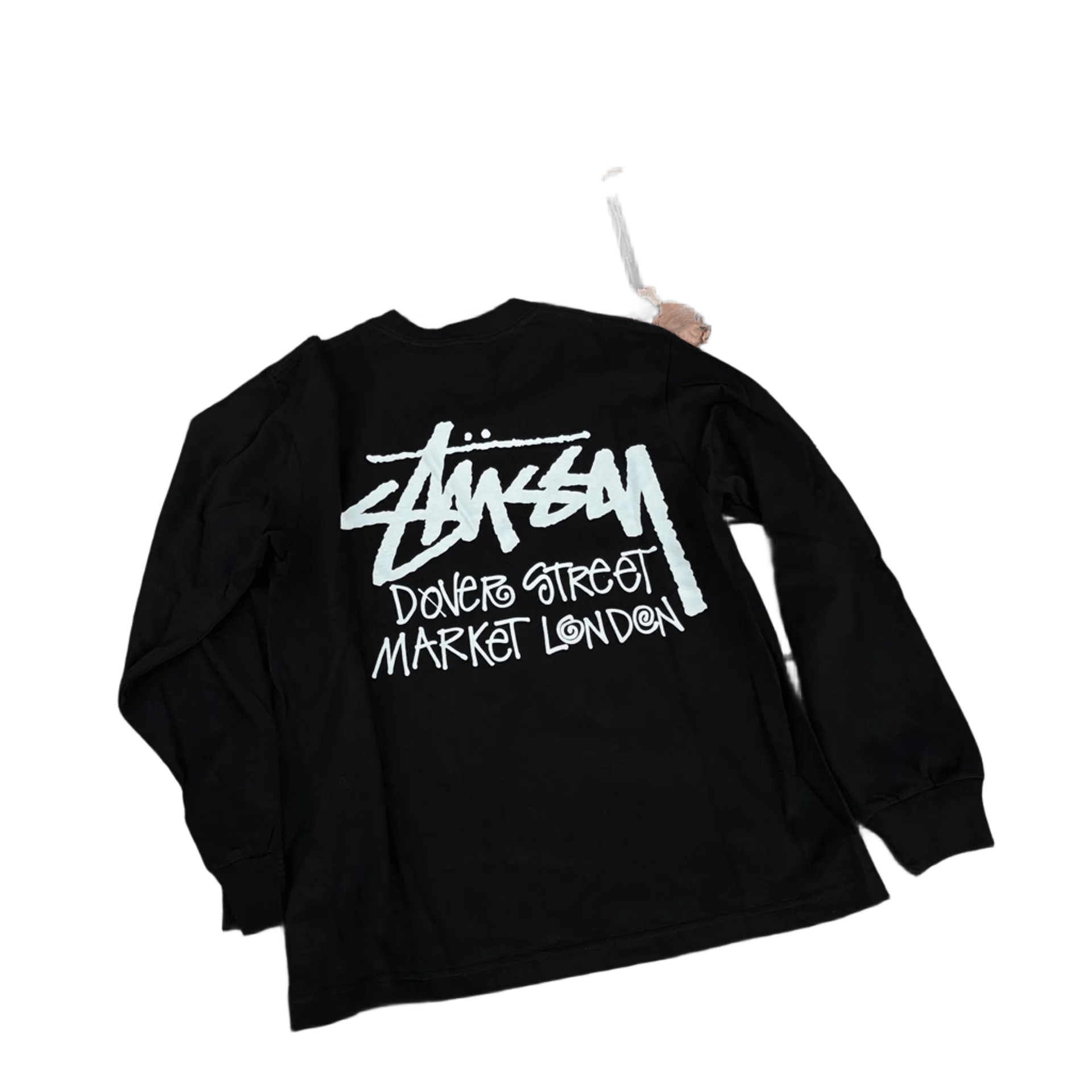 Stussy DSM Black Cotton Long Sleeve Tee, 90s Graffiti