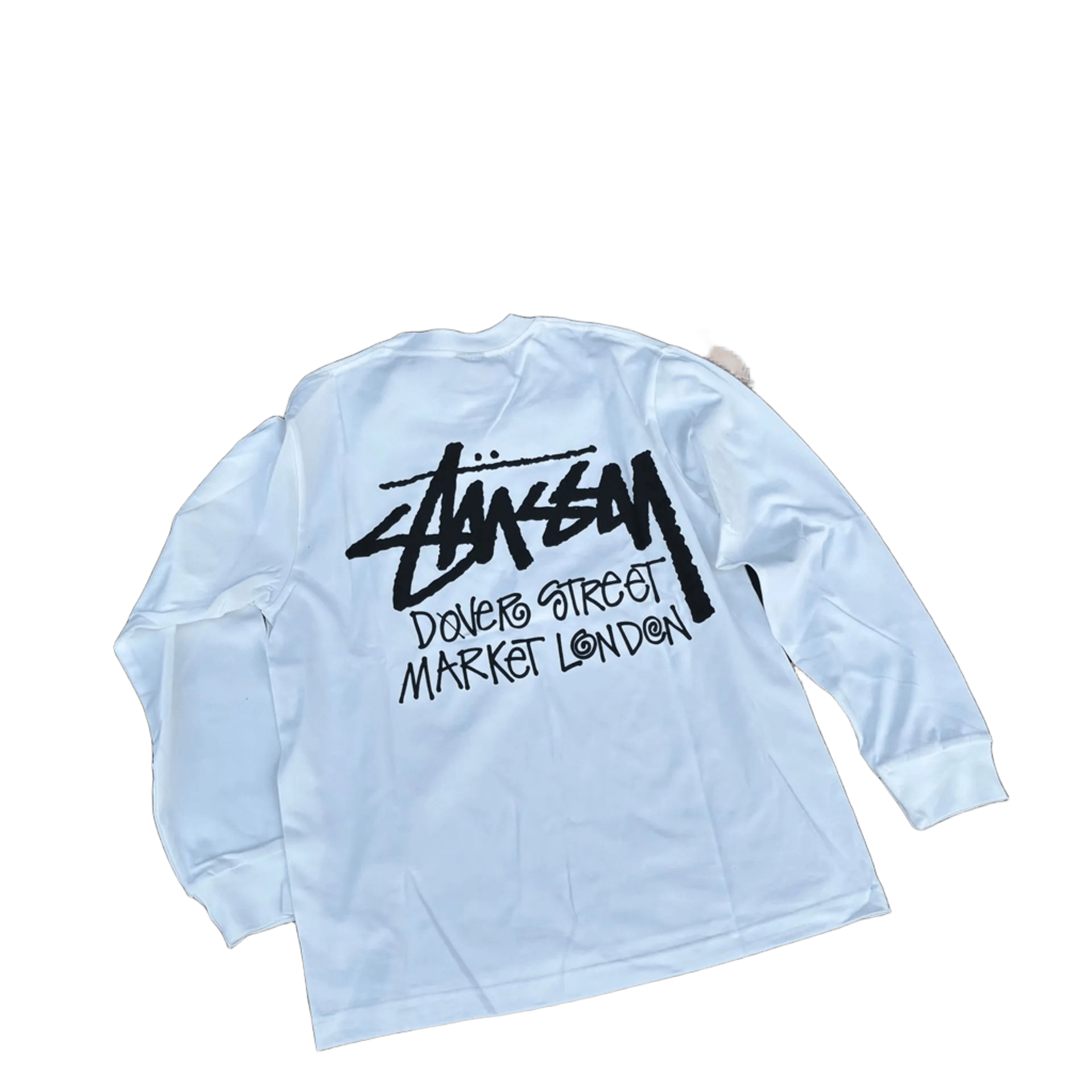 Stussy DSM White Long Sleeve Tee - Unisex Cotton Streetwear