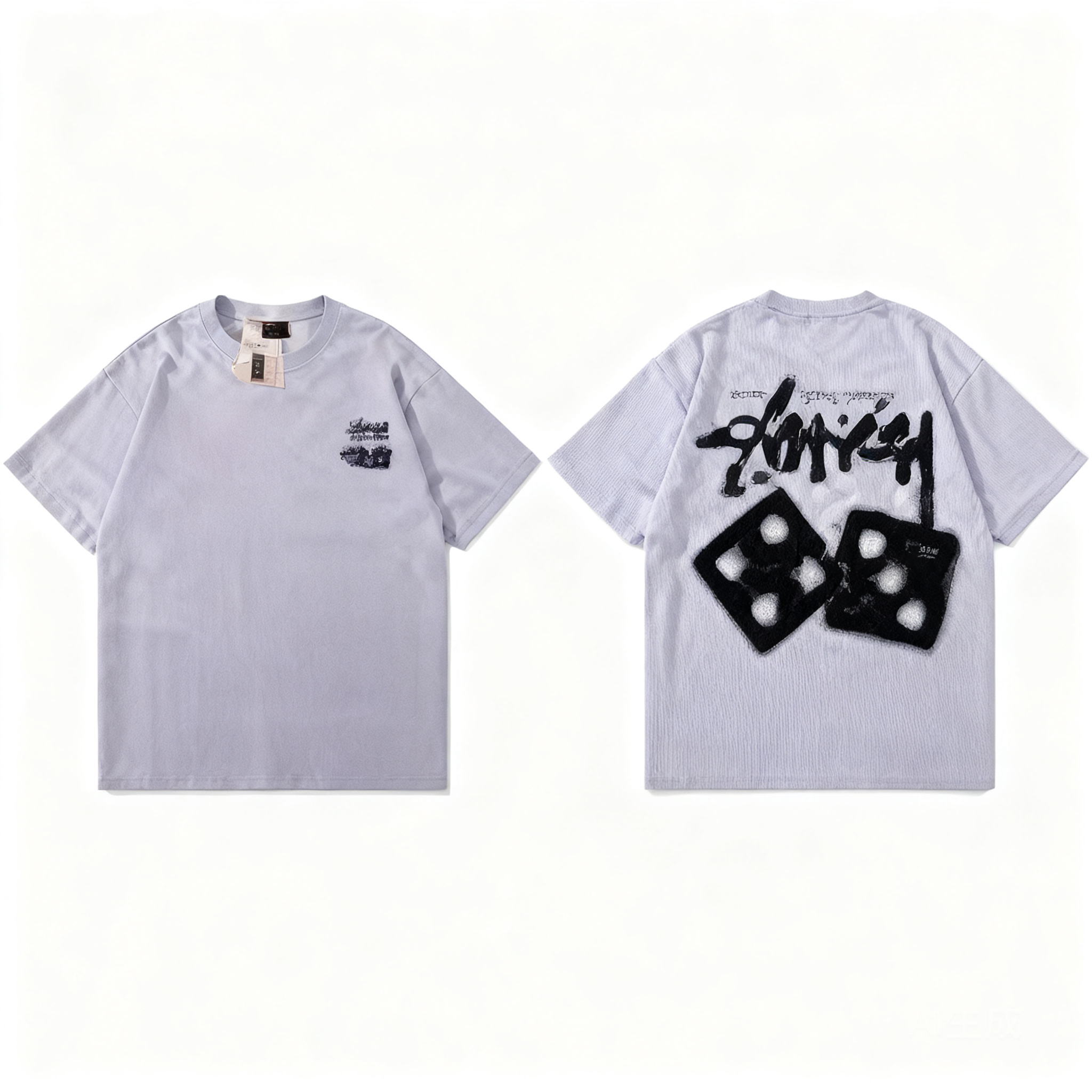 Stussy Grey Unisex Hoodie: Classic Logo, Streetwear Comfort