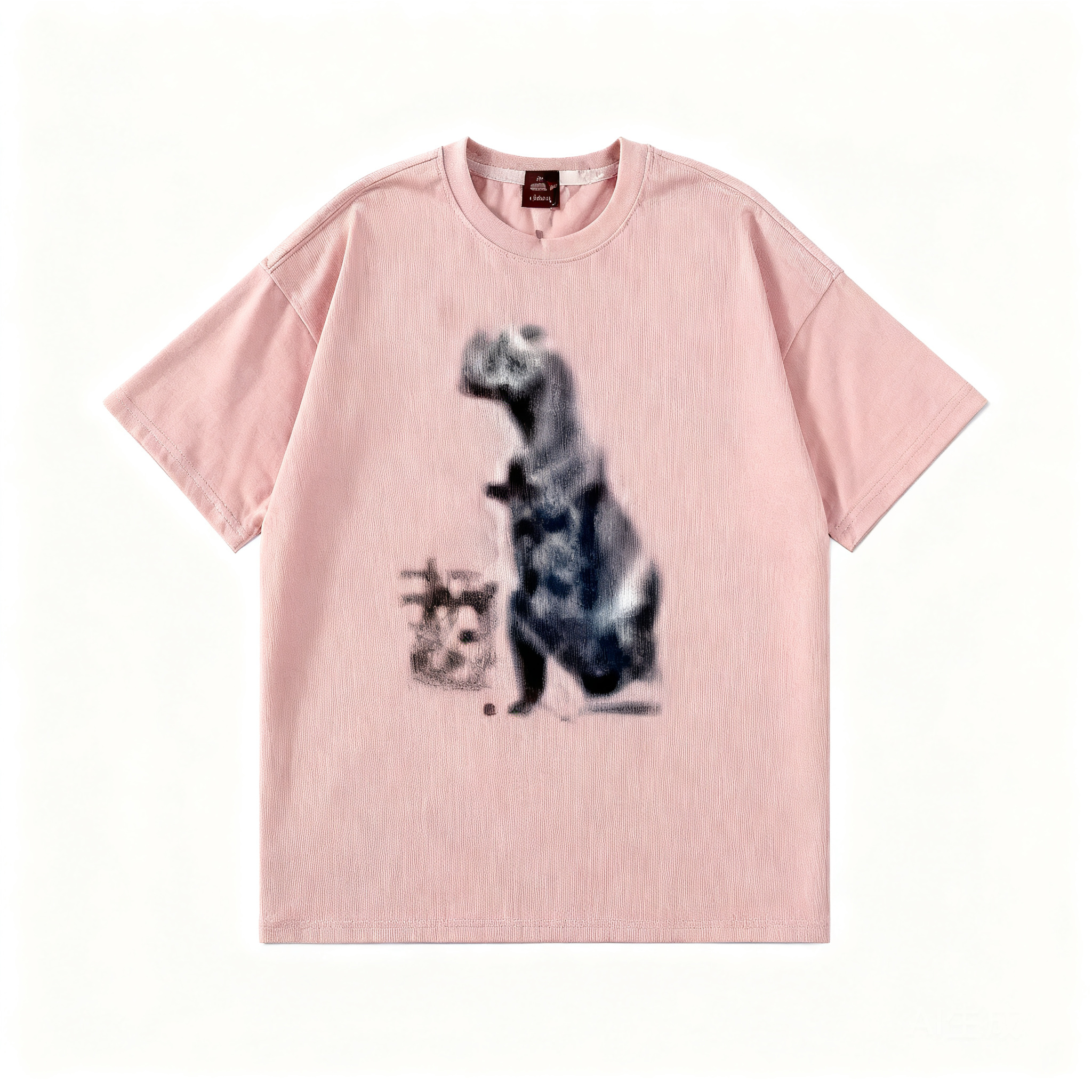 STUSSY Pink Cotton T-Shirt: Unisex Streetwear with Graphic
