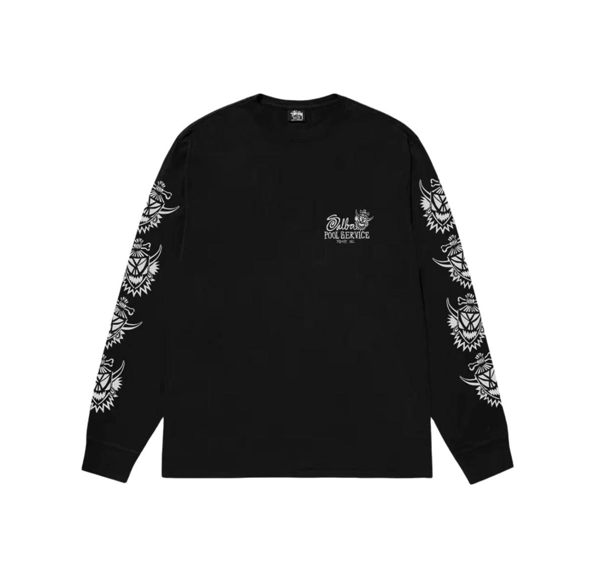 Stussy Pool Service Long Sleeve Tee 90s Vintage Streetwear