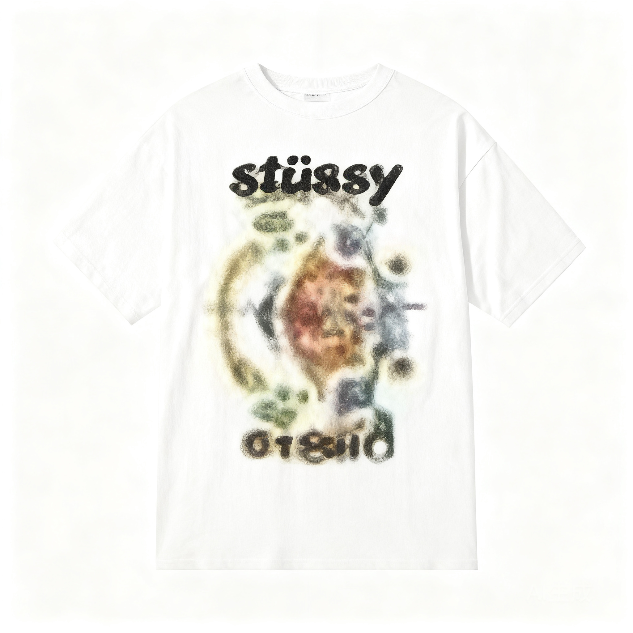 Stussy White Cotton Classic Logo T-Shirt | Unisex Streetwear