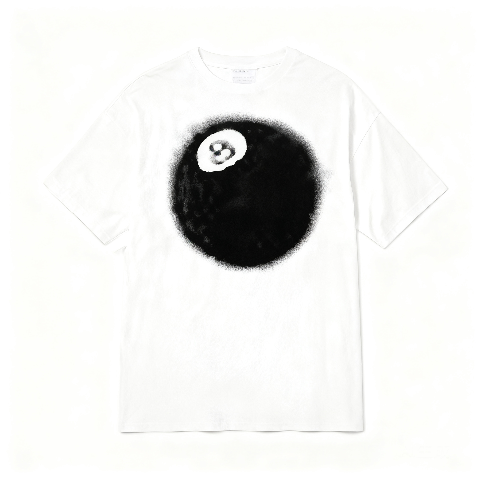 Stussy White Cotton T-Shirt: Unisex Streetwear, Bold Logo