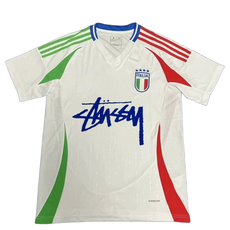 Stussy White Football Jersey: Breathable Graffiti Logo, Unisex