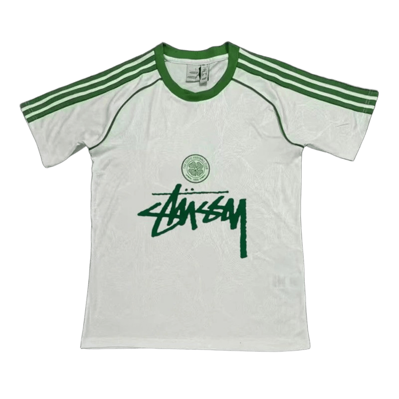 Stussy White Football Jersey: Breathable Streetwear