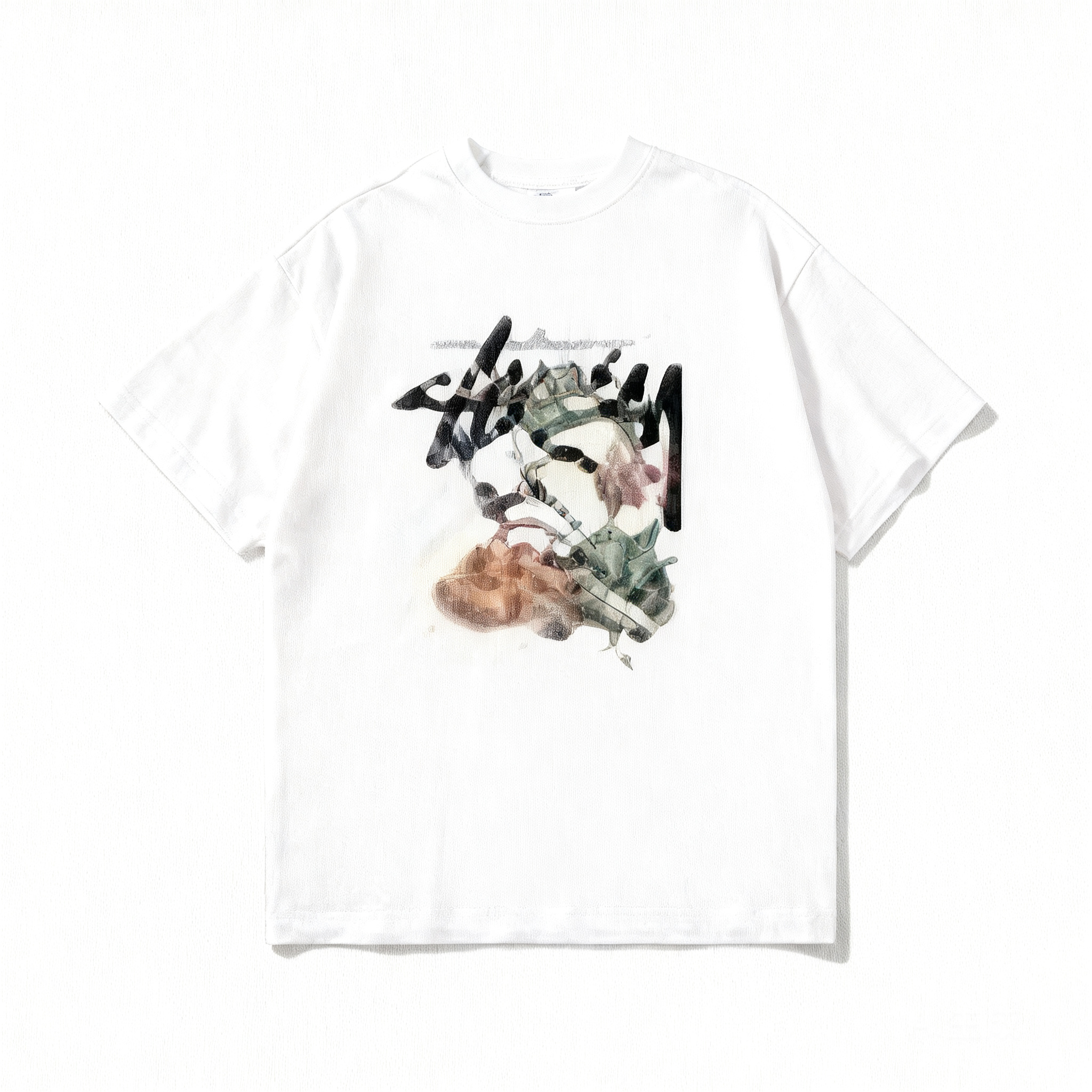 Stussy White T-Shirt: Classic Cotton Unisex Streetwear