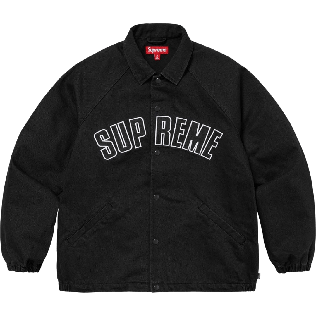 Supreme 90s Black Cotton Puffer Jacket - Unisex Streetwear