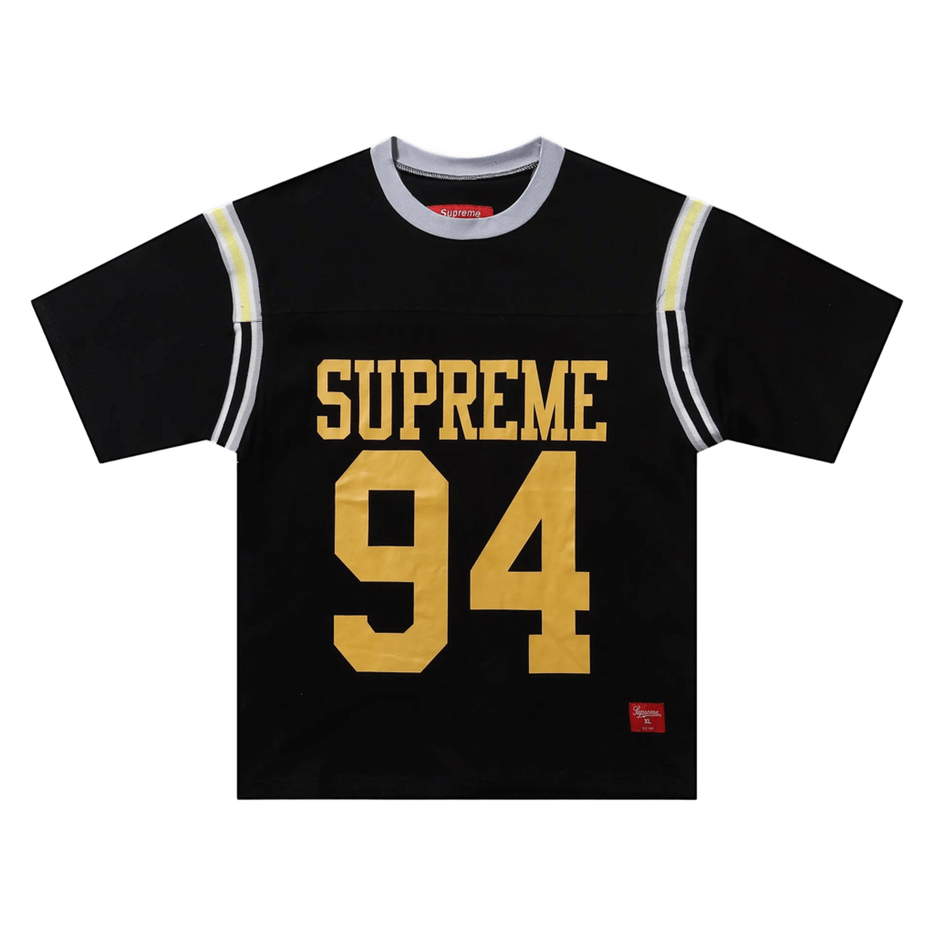 Supreme 94 Black T-shirt: 90s Retro Streetwear
