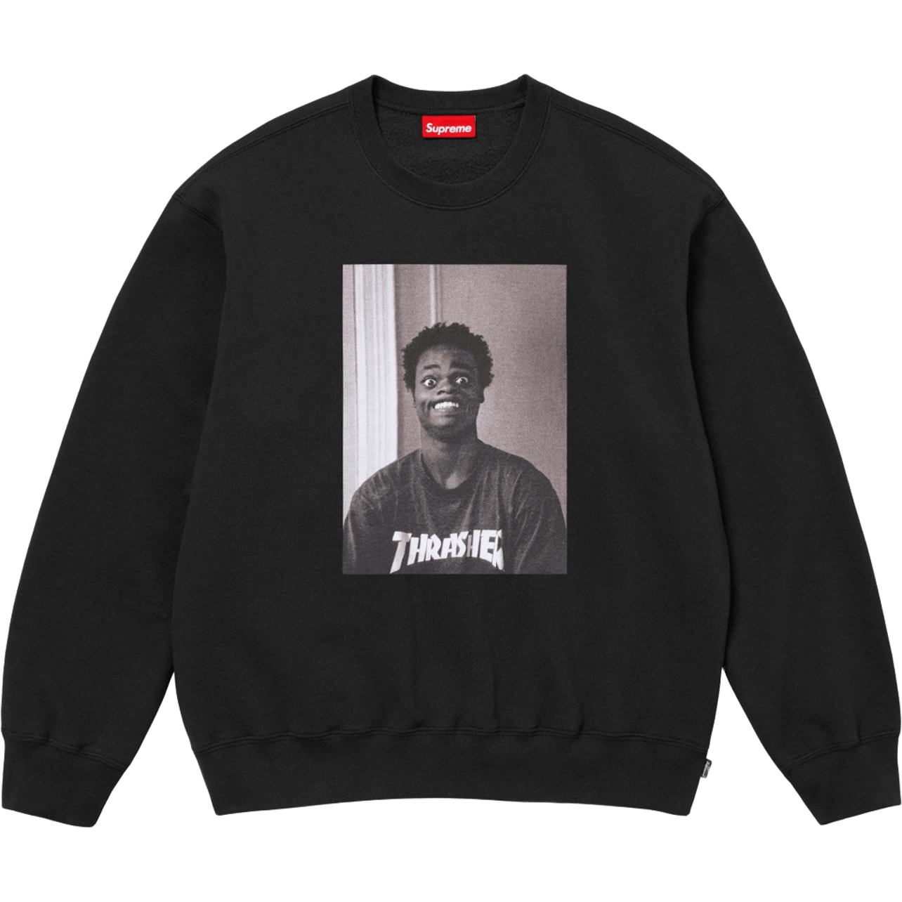 Supreme Black Hoodie: 90s Street Style, Unisex Cotton