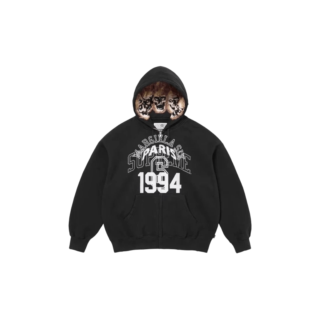 Supreme Black Hoodie: Cotton, Streetwear, Unisex, 90s Style