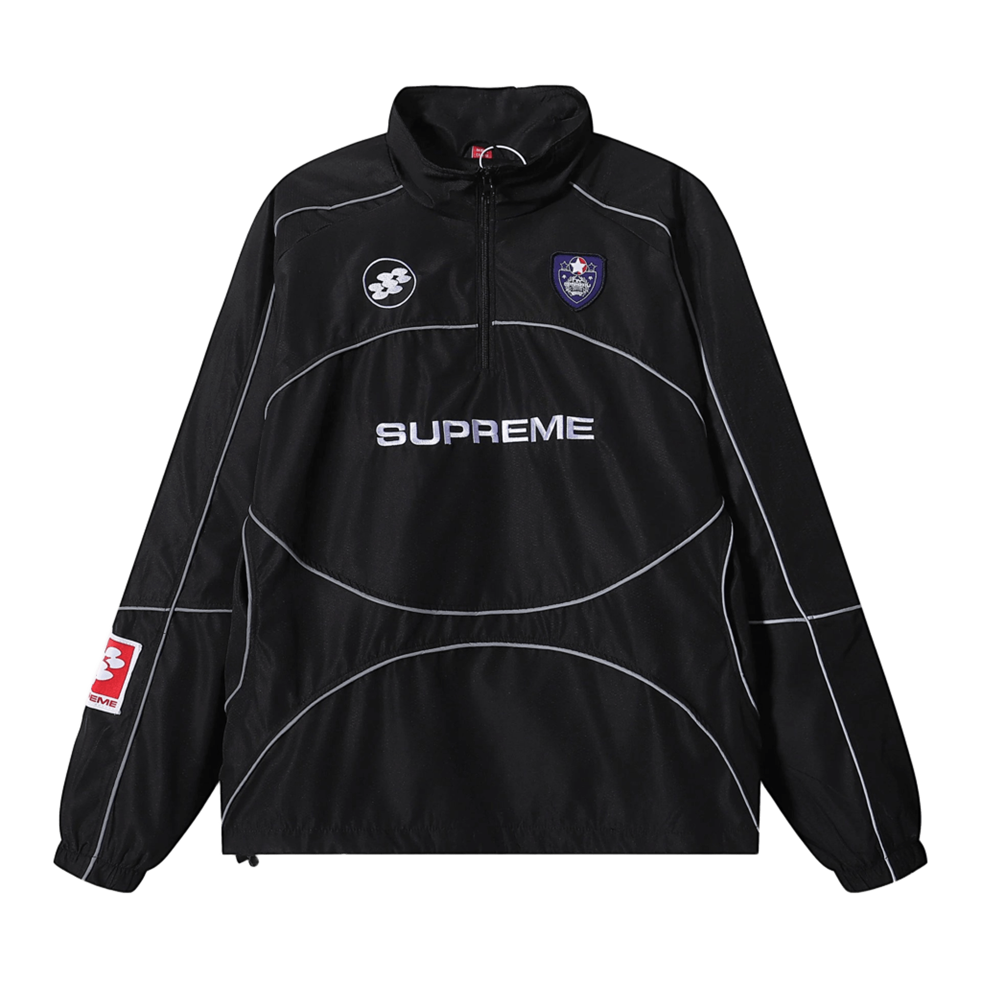 Supreme Black Windproof Jacket: Unisex Streetwear