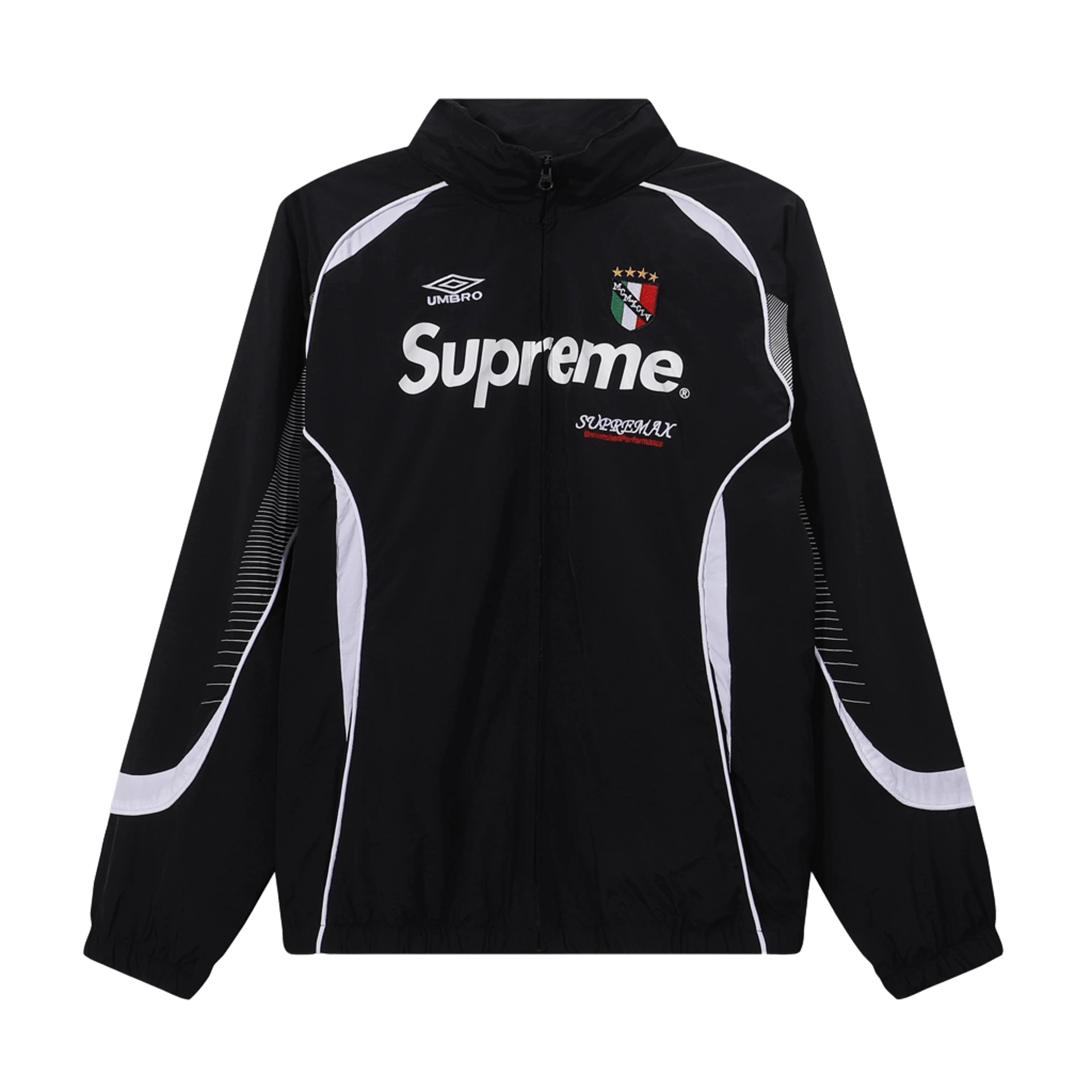 Supreme Black Windproof Jacket: Unisex Streetwear Coat