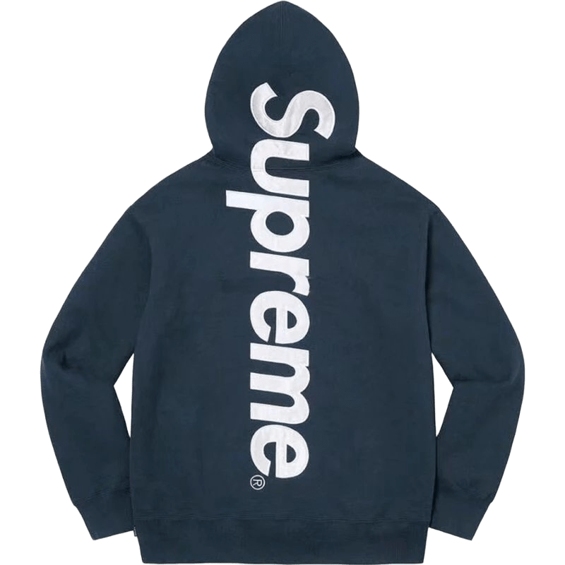 Supreme Classic Navy Hoodie: Unisex 90s Streetwear