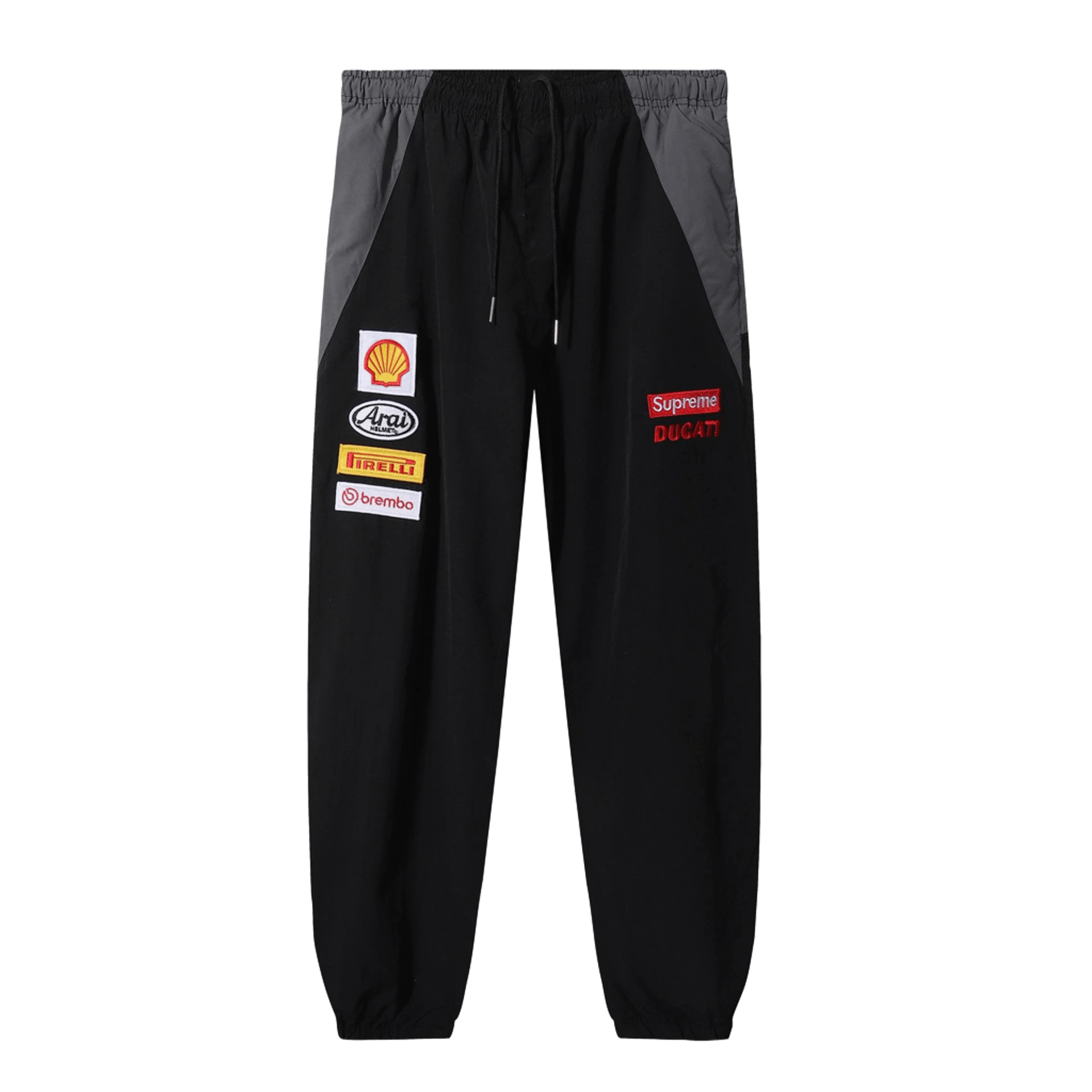 Supreme DUCATI Black Sport Pants - Unisex Streetwear