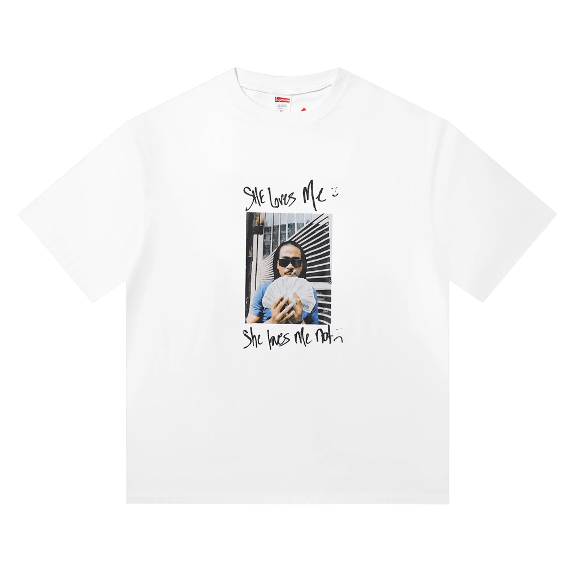 Supreme She Loves Me 90s White T-Shirt Unisex